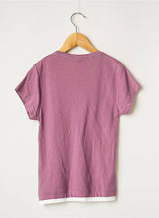 T-shirt violet MONDACA pour fille seconde vue