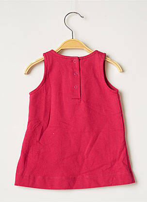 Robe mi-longue sans manche sans manche rose WEEK END A LA MER fille