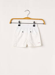 Short stretch taille élastique blanc BERLINGOT fille