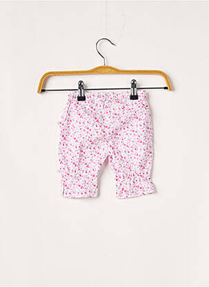 Pantacourt poches taille élastique rose WEEK END A LA MER fille