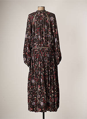 Robe longue manches longues manches longues noir MAGALI PASCAL femme