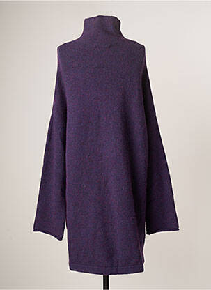Robe pull coupe droite manches longues violet CHRISTIAN WIJNANTS femme
