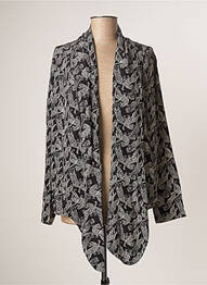 Veste casual manches longues noir OVERLOVER femme