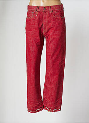 Jeans coupe droite taille normale taille normale rouge R13 femme