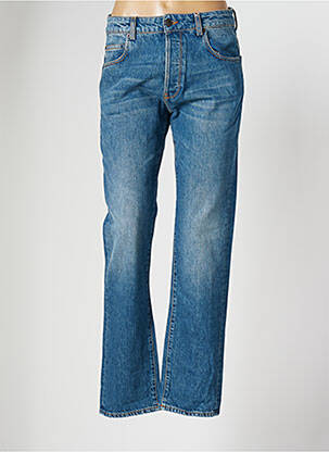 Jeans coupe droite stretch taille normale bleu 6397 femme