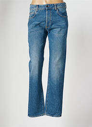 Jeans coupe droite stretch taille normale bleu 6397 femme