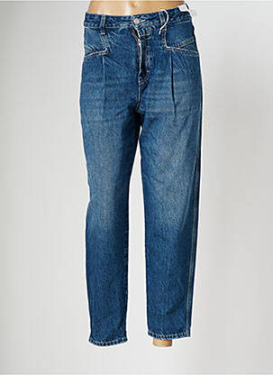 Jean coupe mom stretch taille haute bleu CLOSED femme