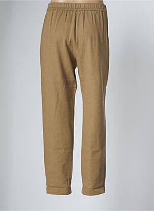 Pantalon droit taille haute taille haute vert FORTE-FORTE femme