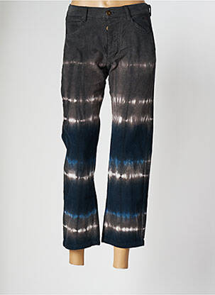 Pantalon 7/8 taille haute taille haute gris LOVE AND LET DYE femme