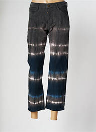 Pantalon 7/8 taille haute taille haute gris LOVE AND LET DYE femme