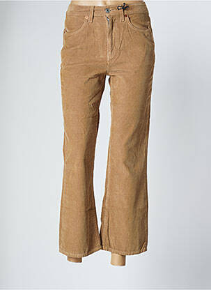 Pantalon 7/8 taille haute taille haute beige RE / DONE femme