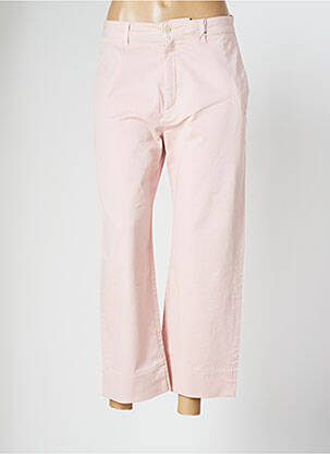 Pantalon 7/8 stretch taille normale rose 6397 femme
