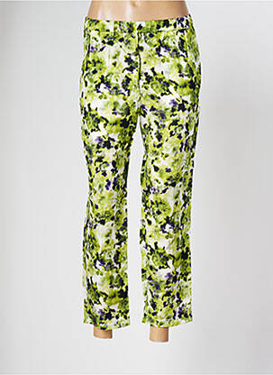 Pantalon 7/8 taille élastique taille normale vert CHRISTIAN WIJNANTS femme
