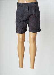 Bermuda taille haute taille haute gris MYTHS femme