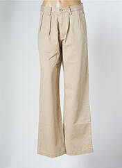 Pantalon chino beige DENIMIST pour femme seconde vue