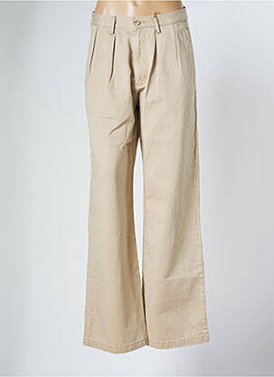 Pantalon chino beige DENIMIST pour femme
