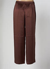 Pantalon large marron 6397 pour femme seconde vue