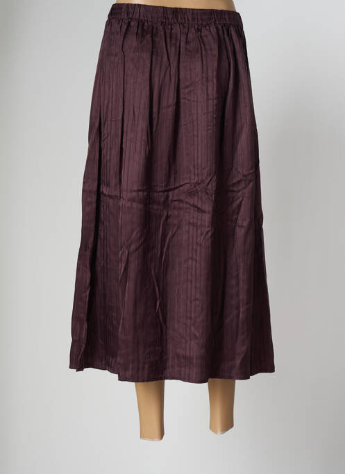 Jupe longue violet ELSA ESTURGIE pour femme