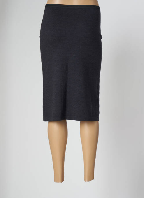 Jupe mi-longue gris 6397 pour femme