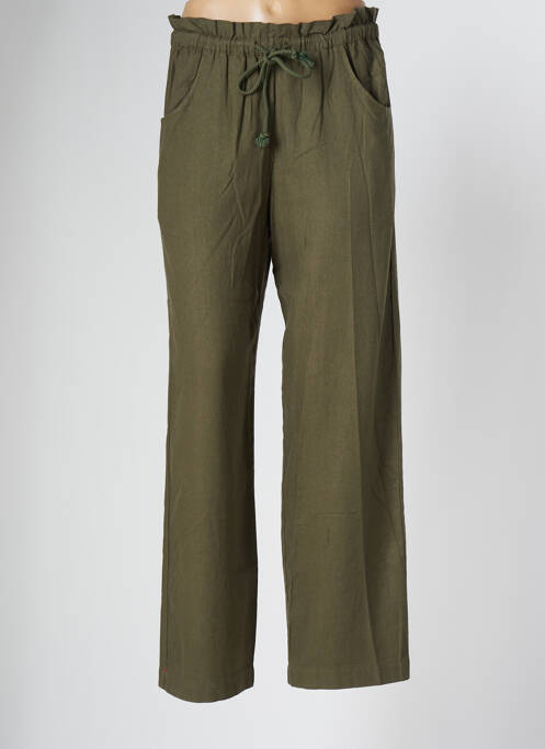 Pantalon droit vert XIRENA pour femme