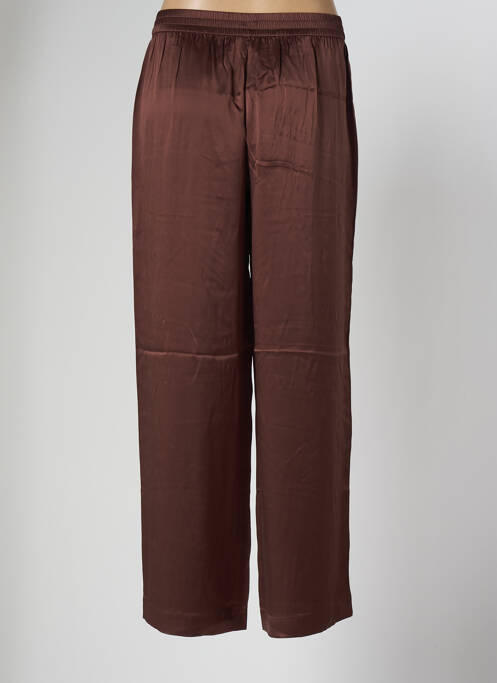 Pantalon large marron 6397 pour femme