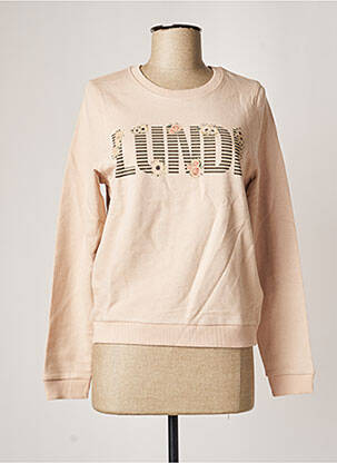 Sweat-shirt stretch manches longues rose FILLANDISES femme