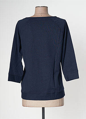 Sweat-shirt stretch manches 3/4 bleu FILLANDISES femme