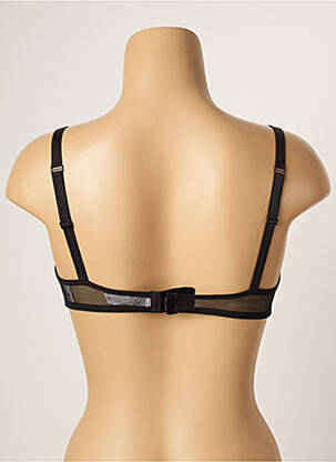 Soutien-gorge effet matière satinée haut soutien-gorge moulé noir FILLANDISES femme