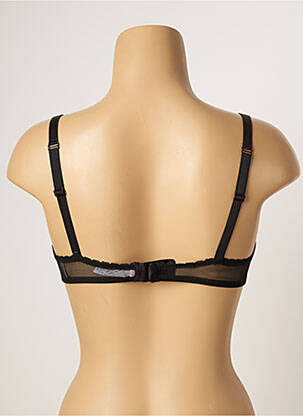 Soutien-gorge effet matière satinée haut soutien-gorge moulé noir FILLANDISES femme