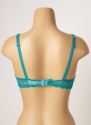 Soutien-gorge effet matière satinée haut soutien-gorge moulé bleu FILLANDISES femme