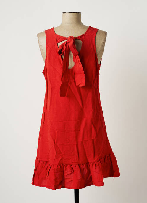 Robe courte orange BLANC BOHEME pour femme