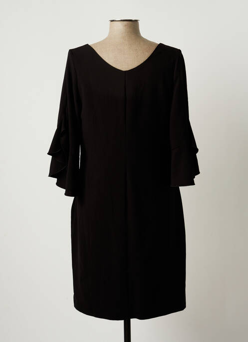 Robe mi-longue noir SPG WOMAN pour femme