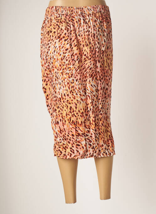 Jupe mi-longue orange VERO MODA pour femme