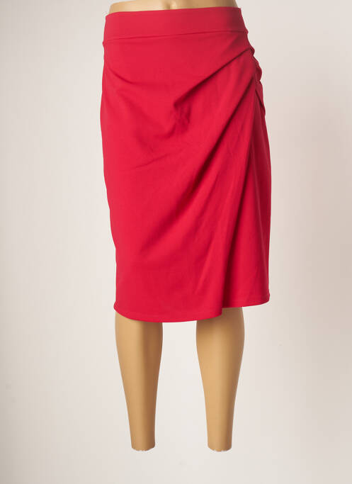 Jupe mi-longue rouge SPG WOMAN pour femme