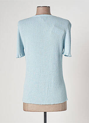 Gilet manches courtes coupe cintrée bleu A.P.C. femme