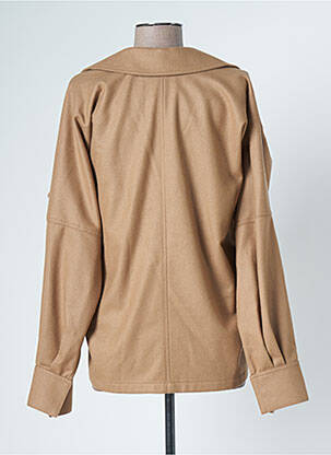 Blouse manches longues manches longues beige LAURENCE BRAS femme