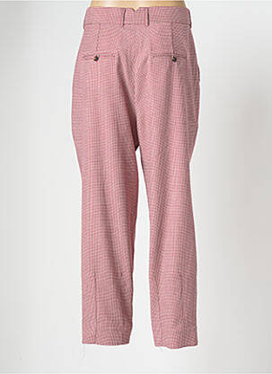 Pantalon droit taille haute taille haute rouge MARGAUX LONNBERG femme