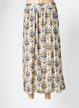 Jupe longue taille haute beige BELLE PIÈCE femme