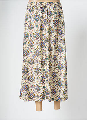 Jupe longue taille haute beige BELLE PIÈCE femme