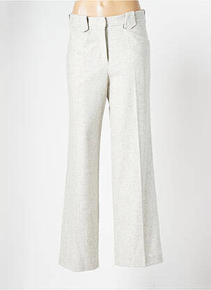 Pantalon large gris MARGAUX LONNBERG pour femme