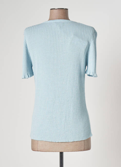 Gilet manches courtes bleu A.P.C. femme