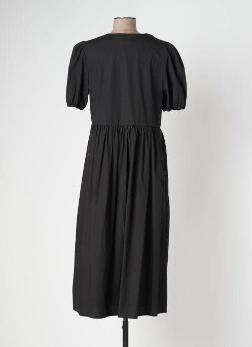 Robe mi-longue noir BELLE PIÈCE pour femme