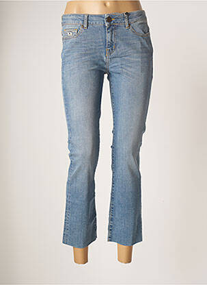 Jean coupe flare coupe droite évasée sur le bas taille normale bleu RED LEGEND femme