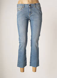 Jean coupe flare coupe droite évasée sur le bas taille normale bleu RED LEGEND femme