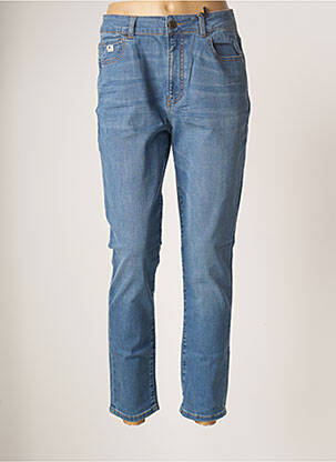 Jeans coupe slim broderie rivets taille normale bleu RED LEGEND femme