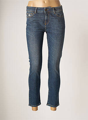 Jeans coupe slim broderie rivets taille normale bleu RED LEGEND femme
