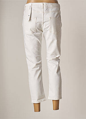 Jeans coupe slim broderie rivets taille normale blanc RED LEGEND femme