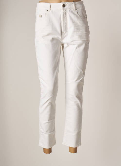 Jeans coupe slim blanc RED LEGEND pour femme