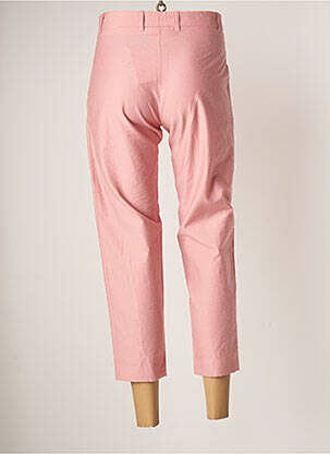 Pantalon 7/8 coupe chino taille normale rose ROSEANNA femme
