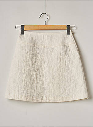 Jupe courte doublure beige A.P.C. femme